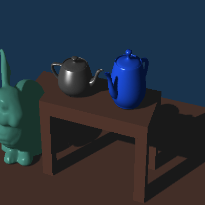 Image of shadow mapping with PCF.